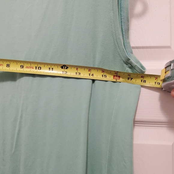 Eileen Fisher Cotton Stretch Jersey‎ Tank Dress Slim Fit, Knee Length sz M - Picture 4 of 9
